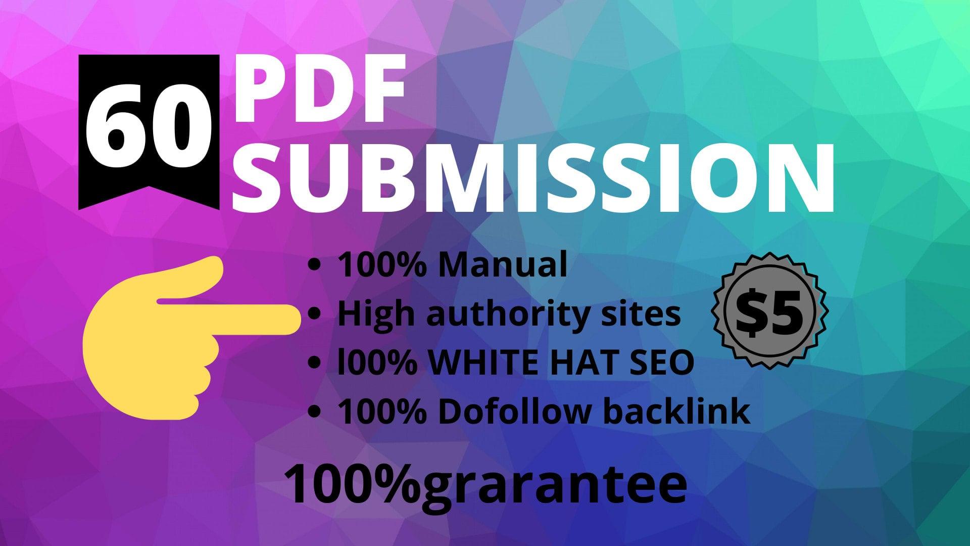  I will do pdf submission to best ranking.
