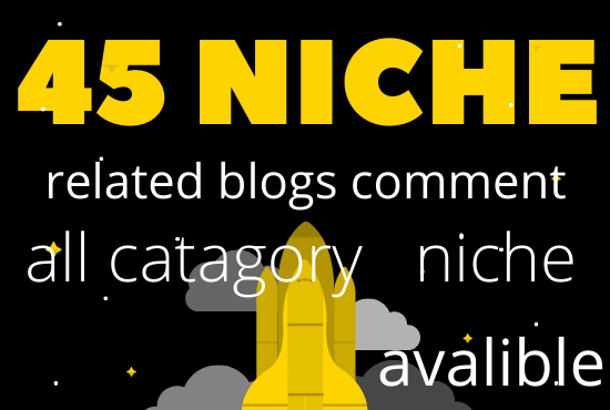 i will 45 niche related high quality SEO backlinks