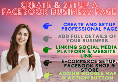 Create, setup and optimize a impressive facebook business page