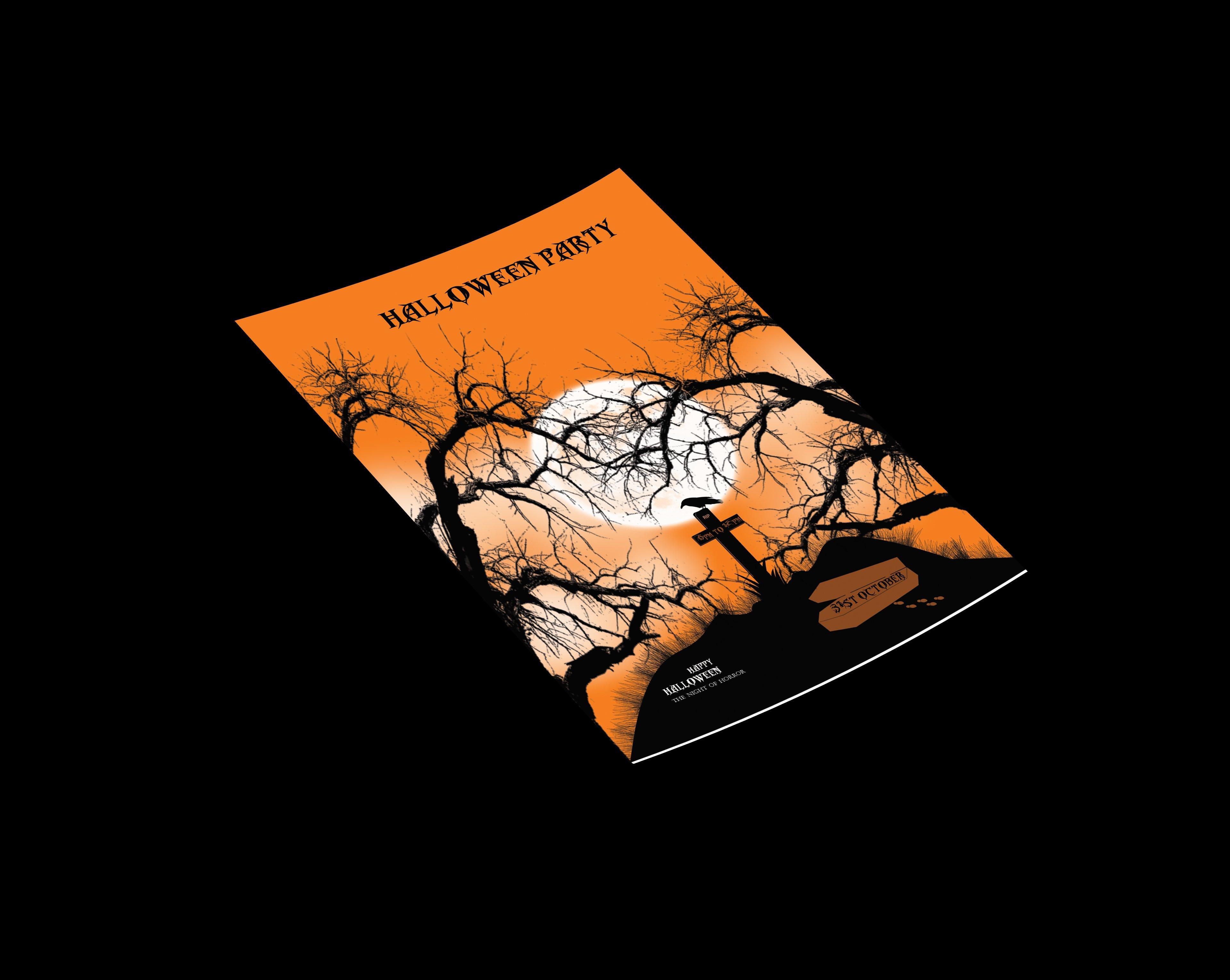 Creative flyer for business and online