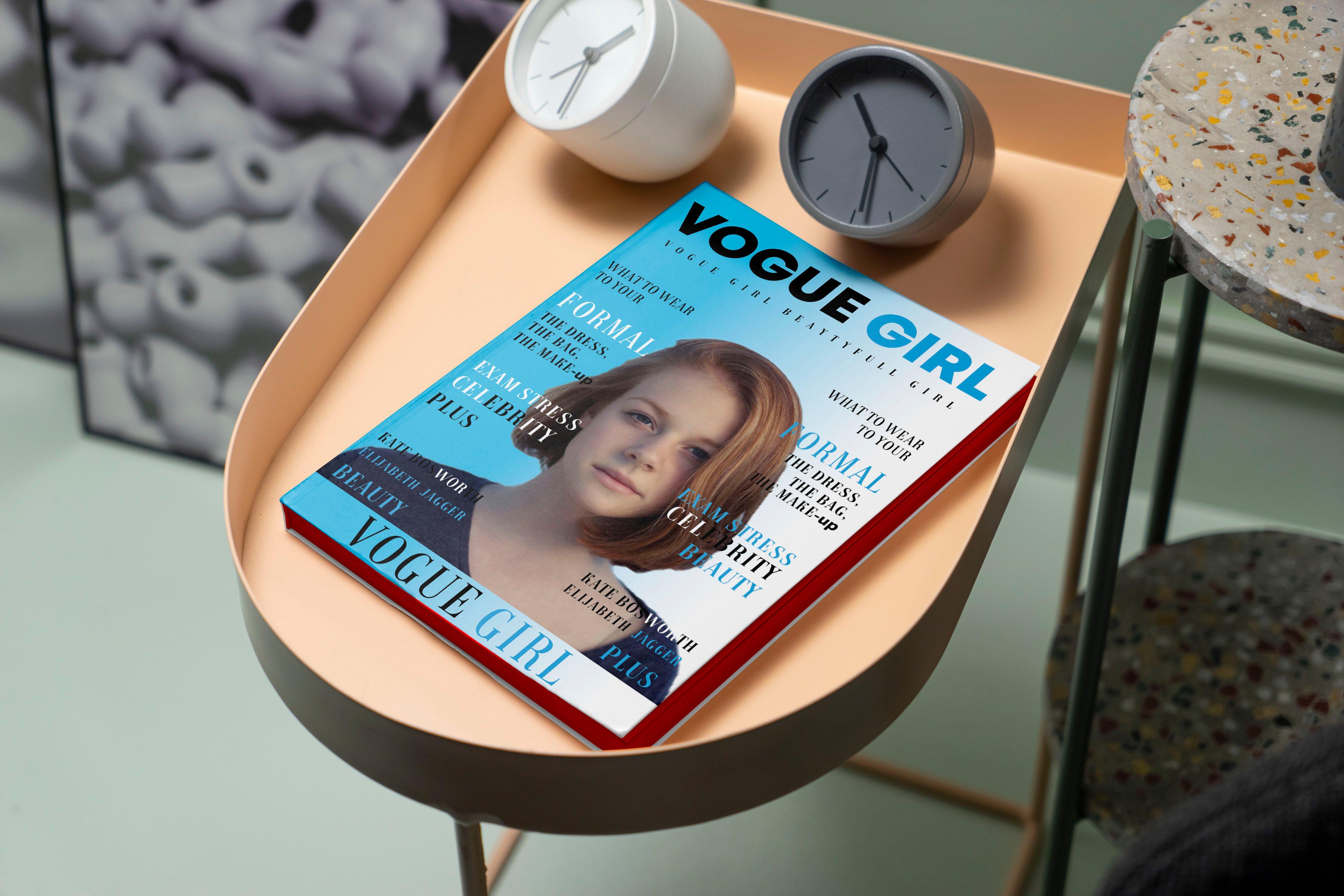 I will do magazine cover and magazine pages