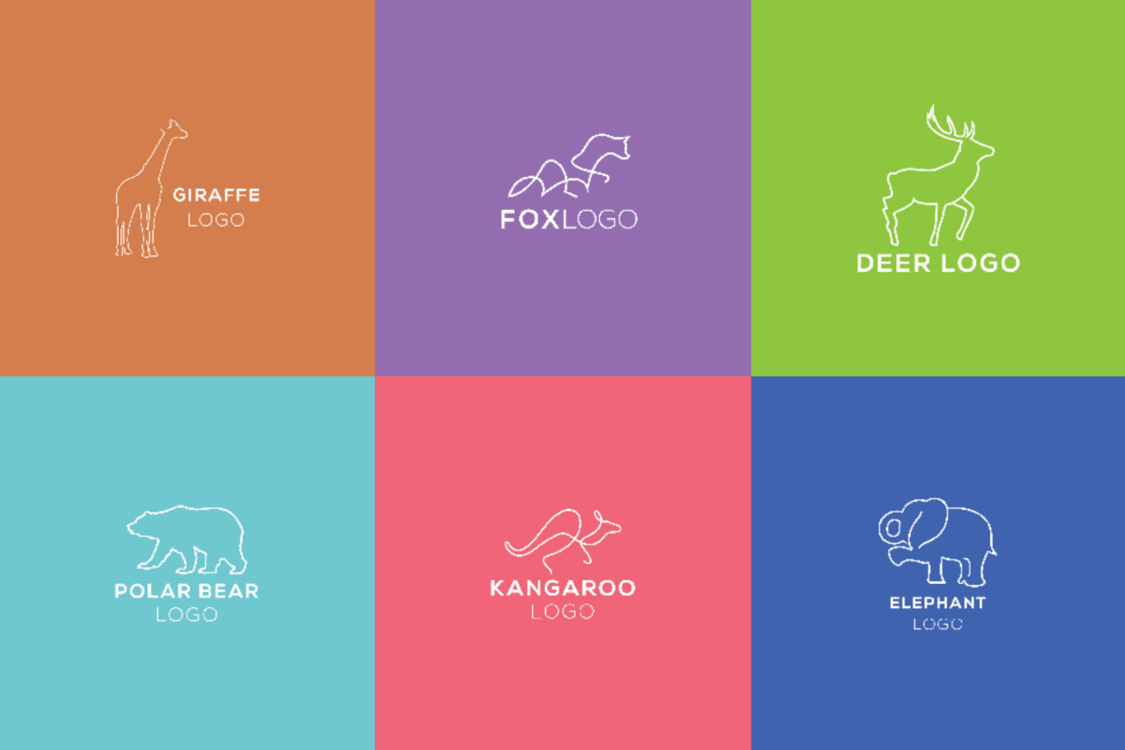 I am designing 3 modern minimalist logo design free vector files