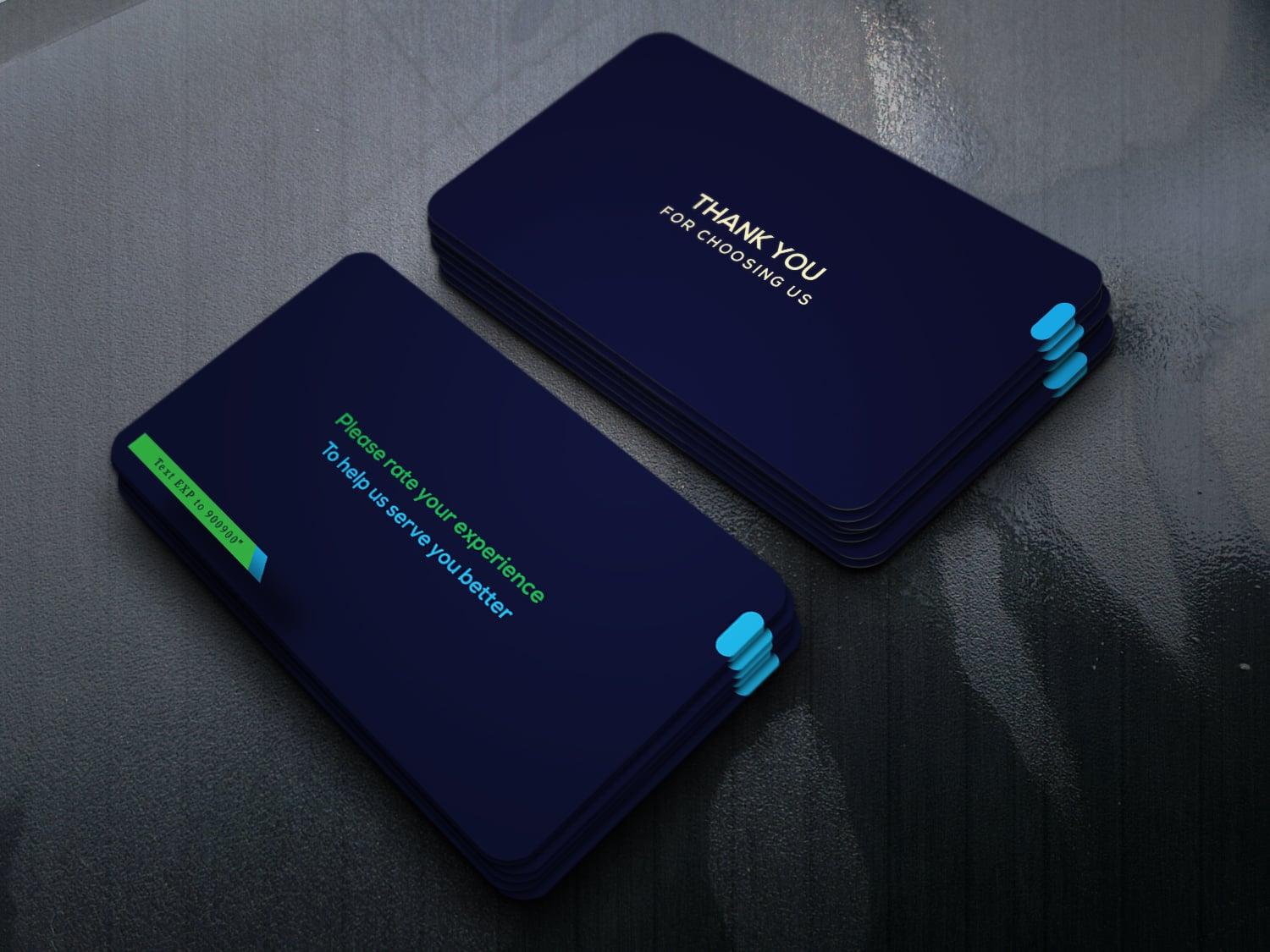 I will do 2 professional unique business card design