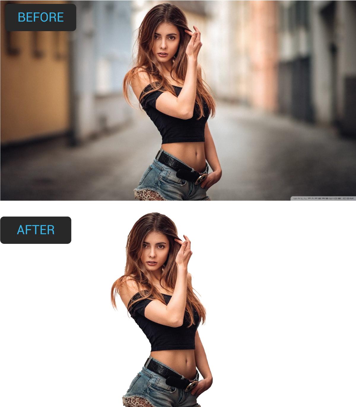 I will do background removal, editing, white, cut out 10 images