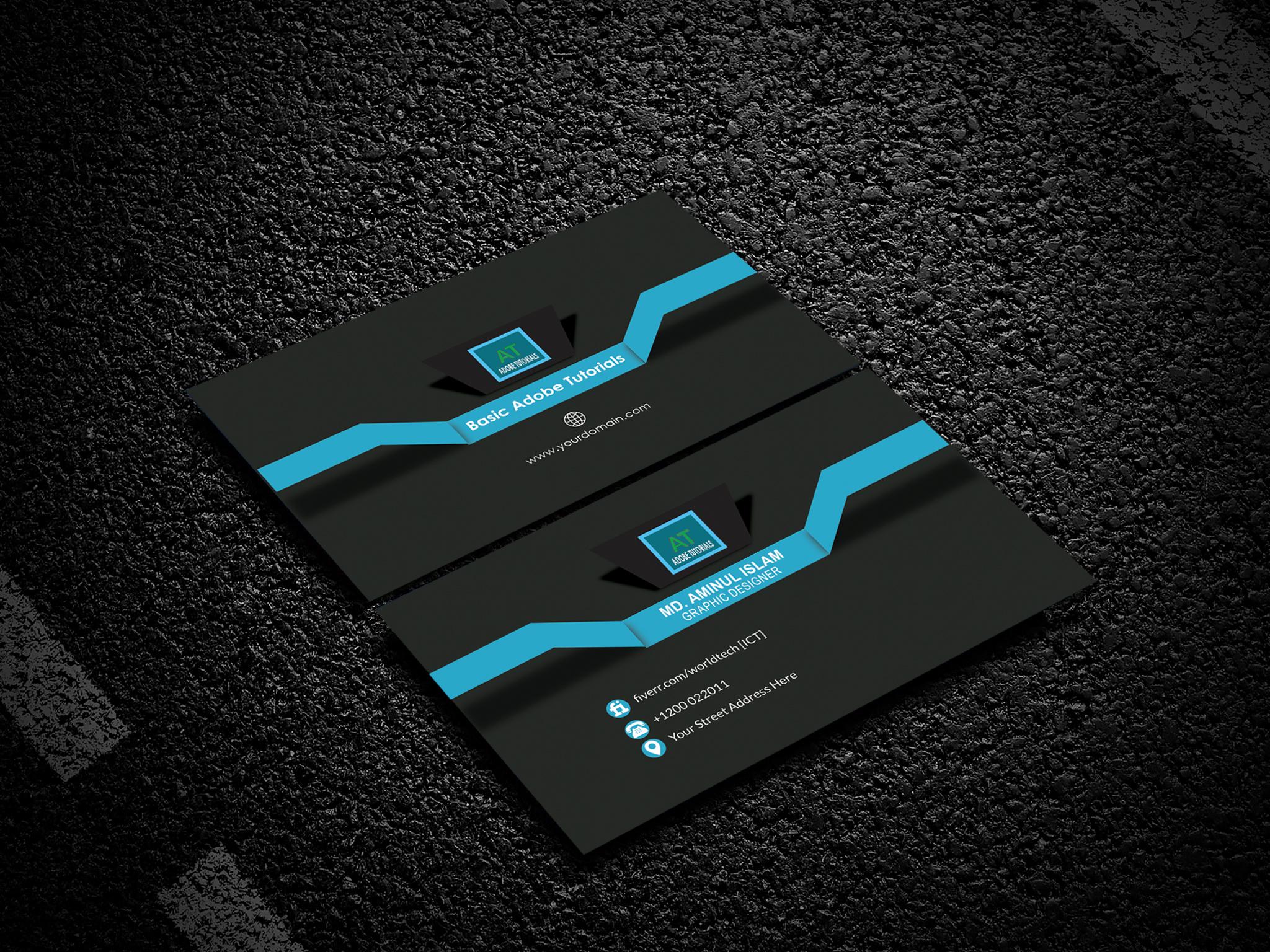 I will create attractive custom business card design in 24 hour