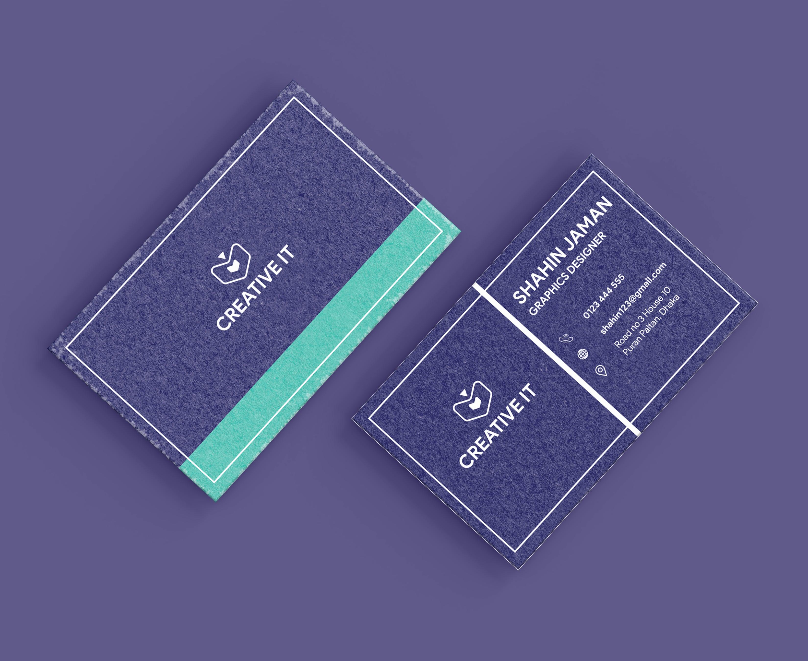 I will design unique and professional business card for you within 48 hours 