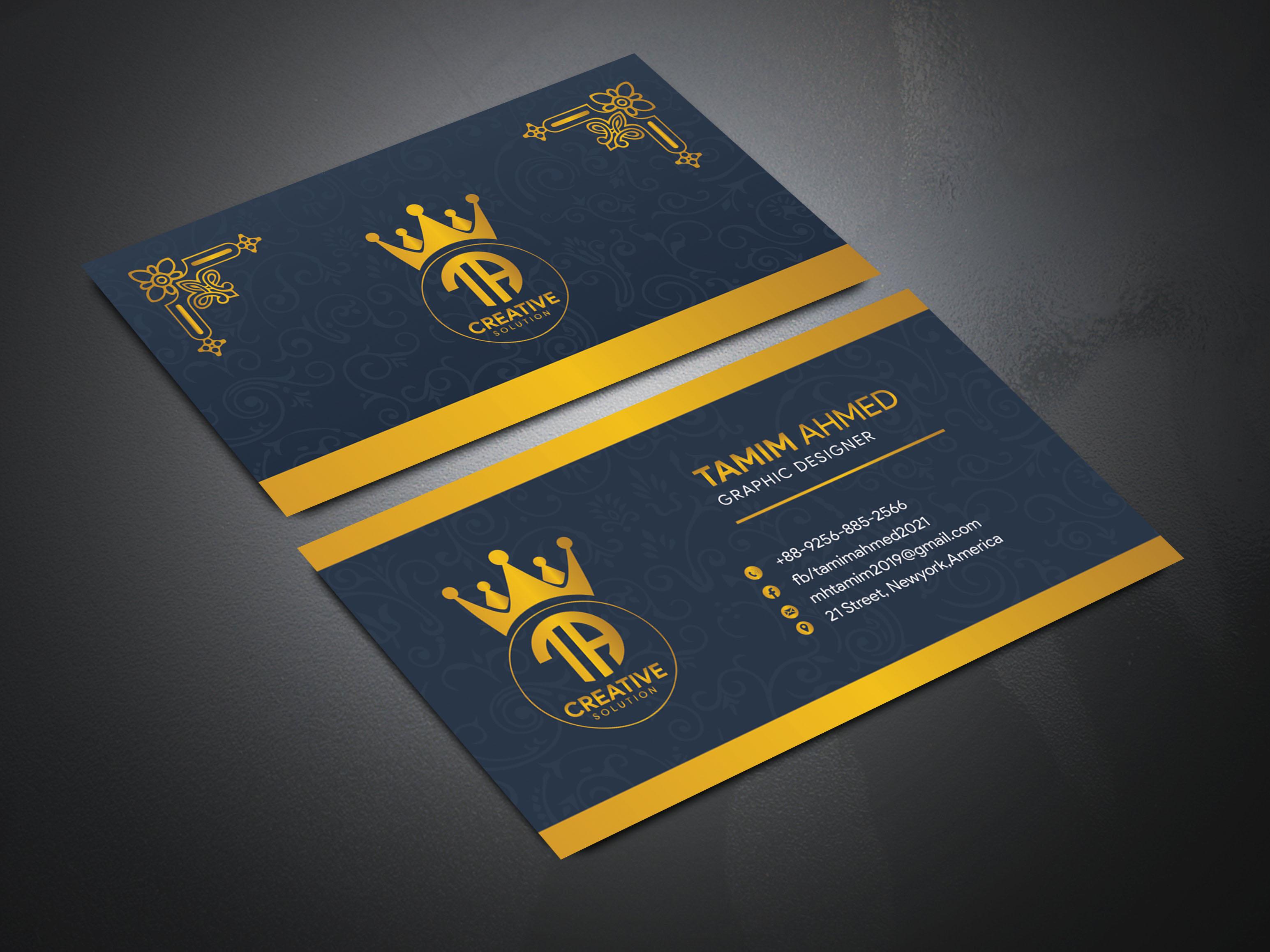 Design your luxury business cards