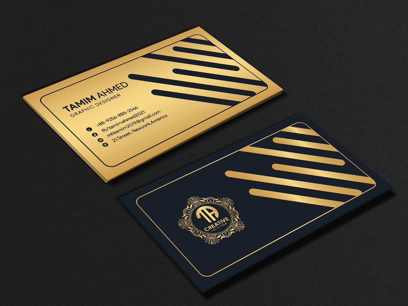 Design your luxury business cards