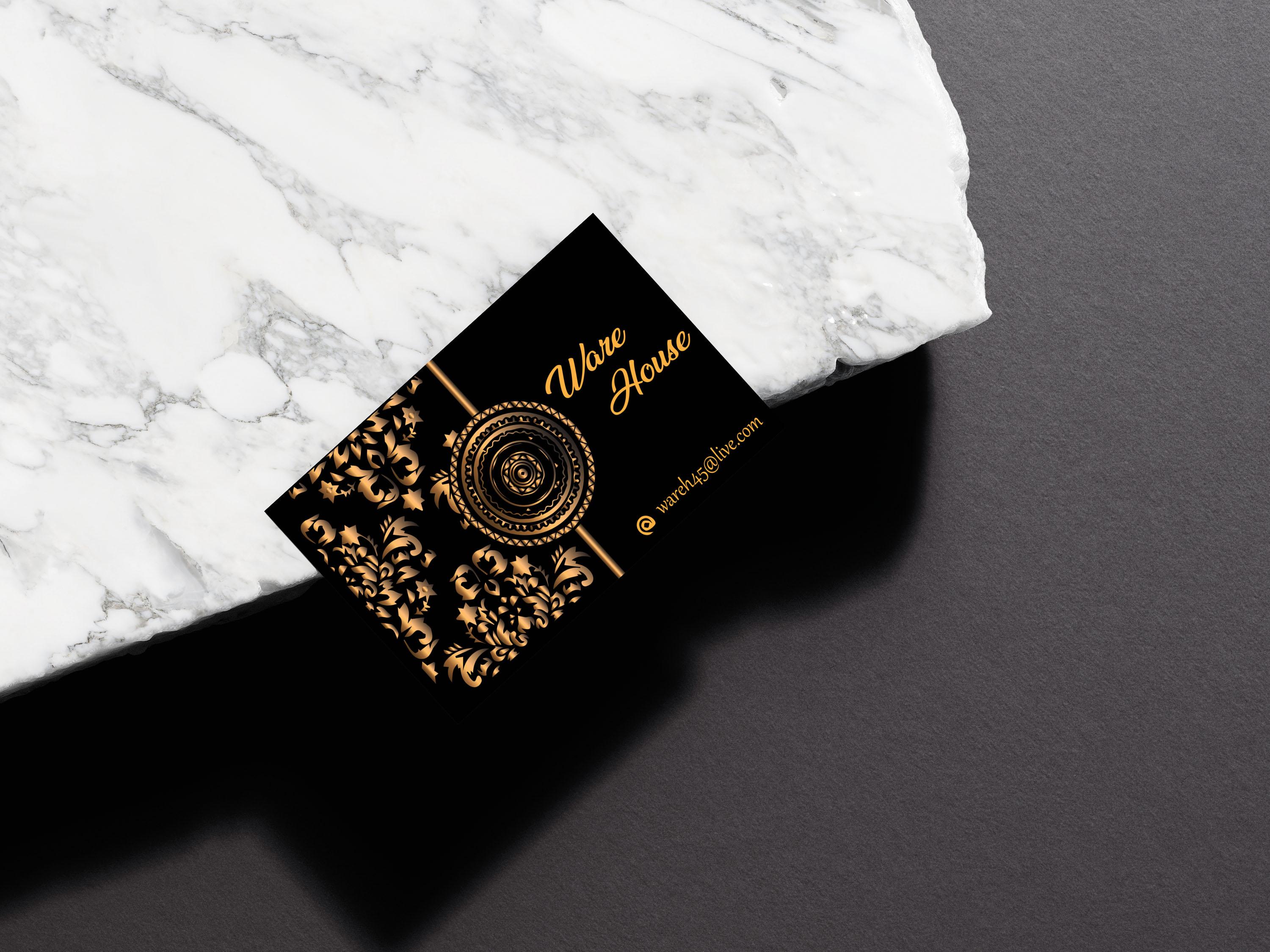 I will design you exclusive luxurious business card