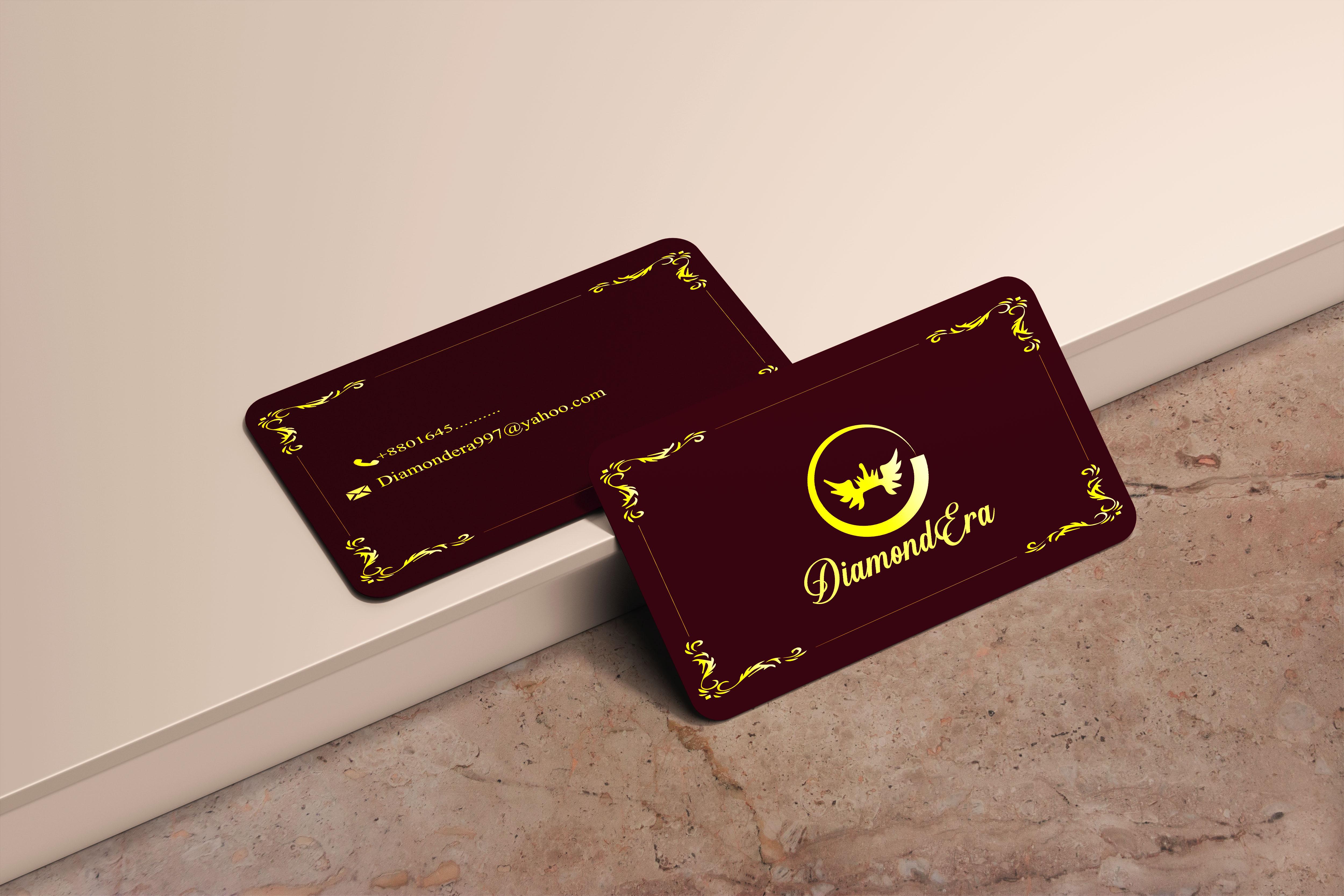 I will design you exclusive luxurious business card