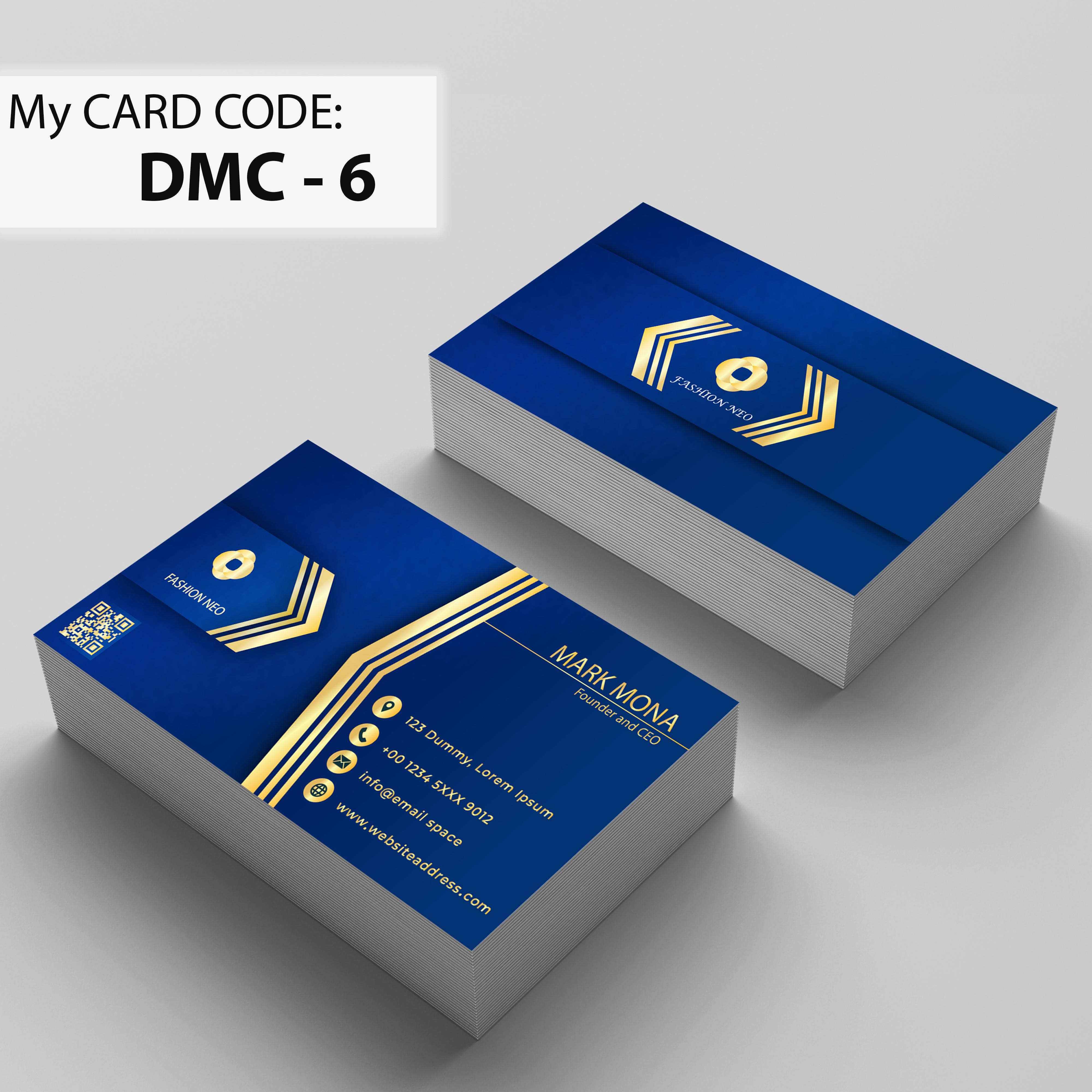 I will Design Mordern Minimalist Business card for you in 1 day