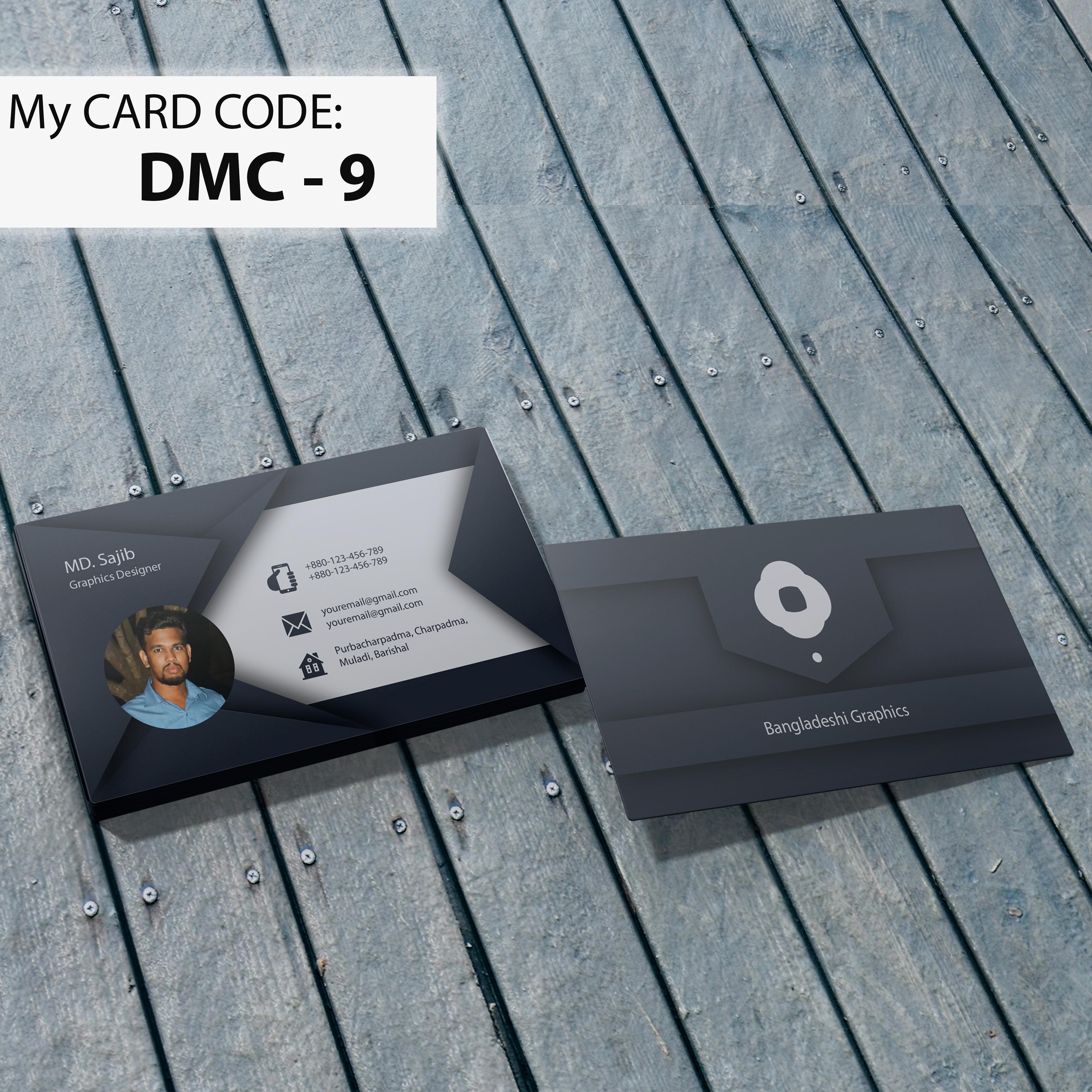 I will Design Mordern Minimalist Business card for you in 1 day