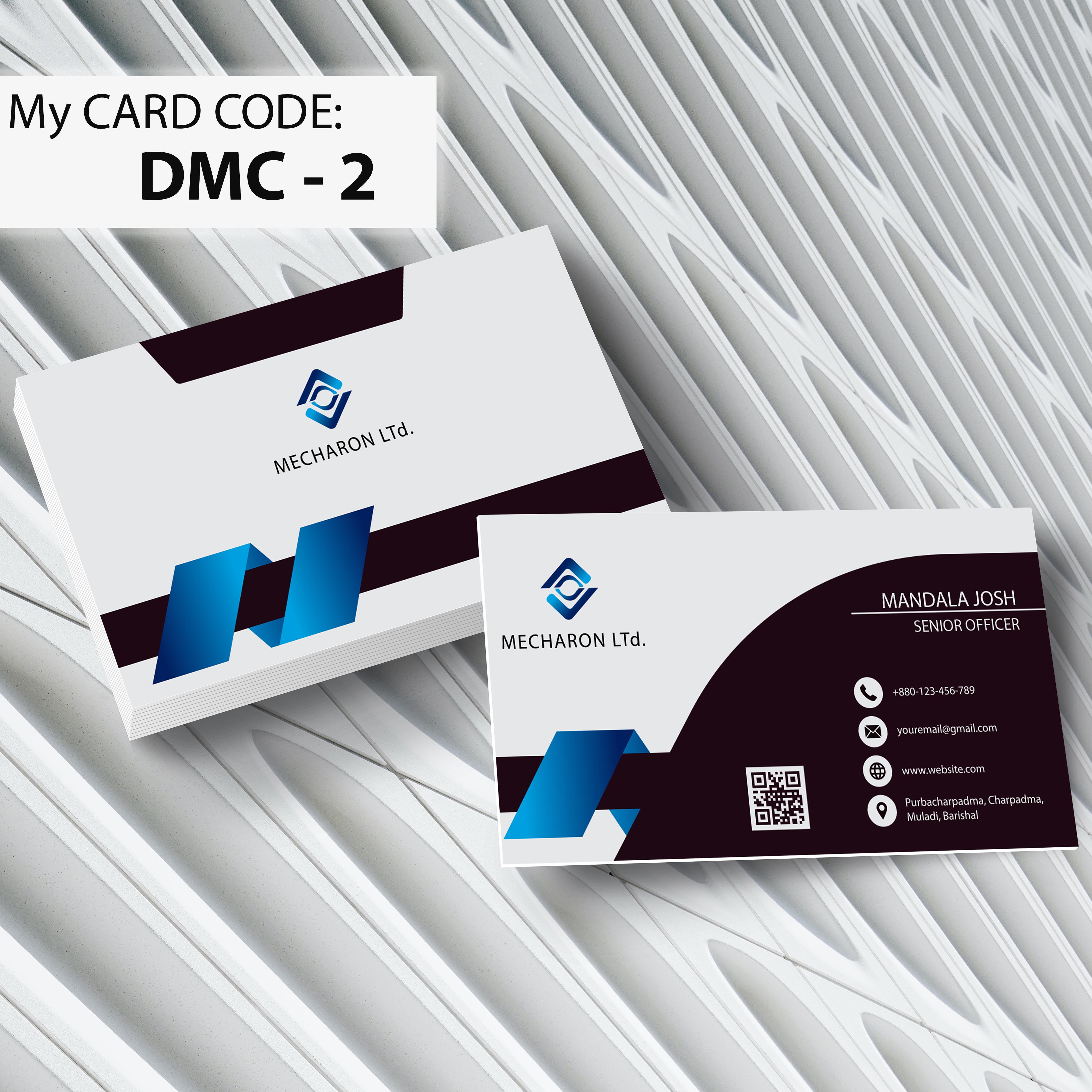 I will Design Mordern Minimalist Business card for you in 1 day