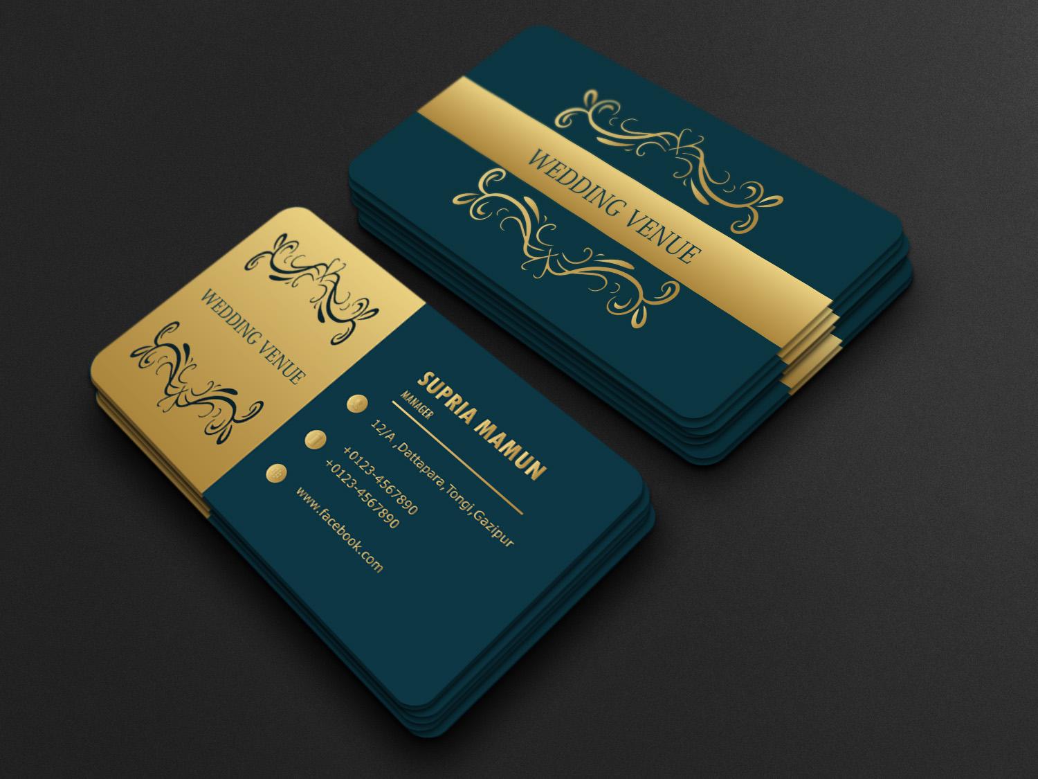 I'll Design YOU 1 Unique Modern Luxury Business Card for you