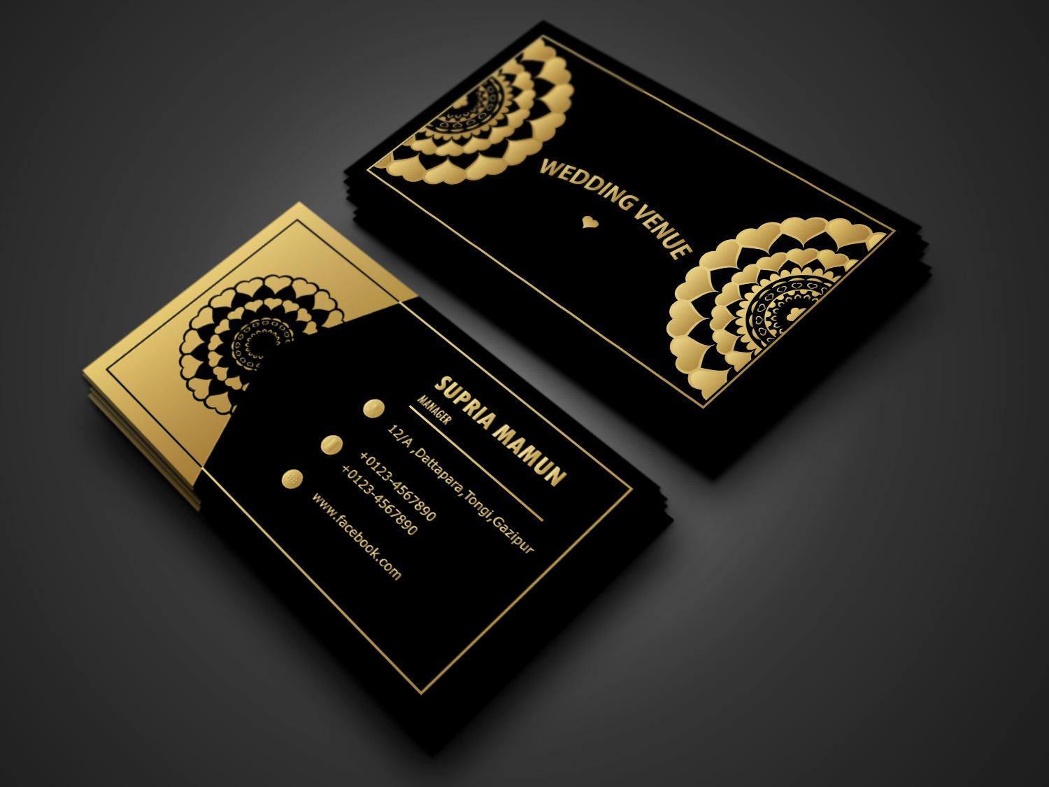 I'll Design YOU 1 Unique Modern Luxury Business Card for you