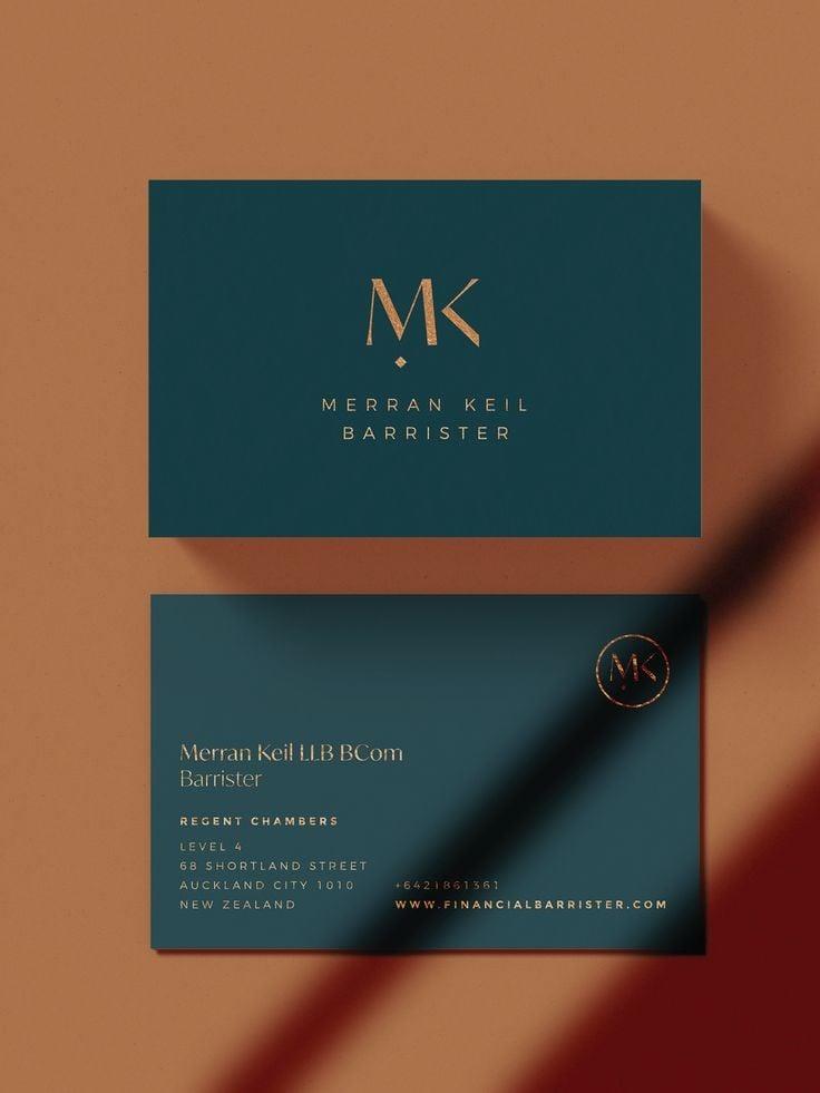 Design modern luxury minimal business card