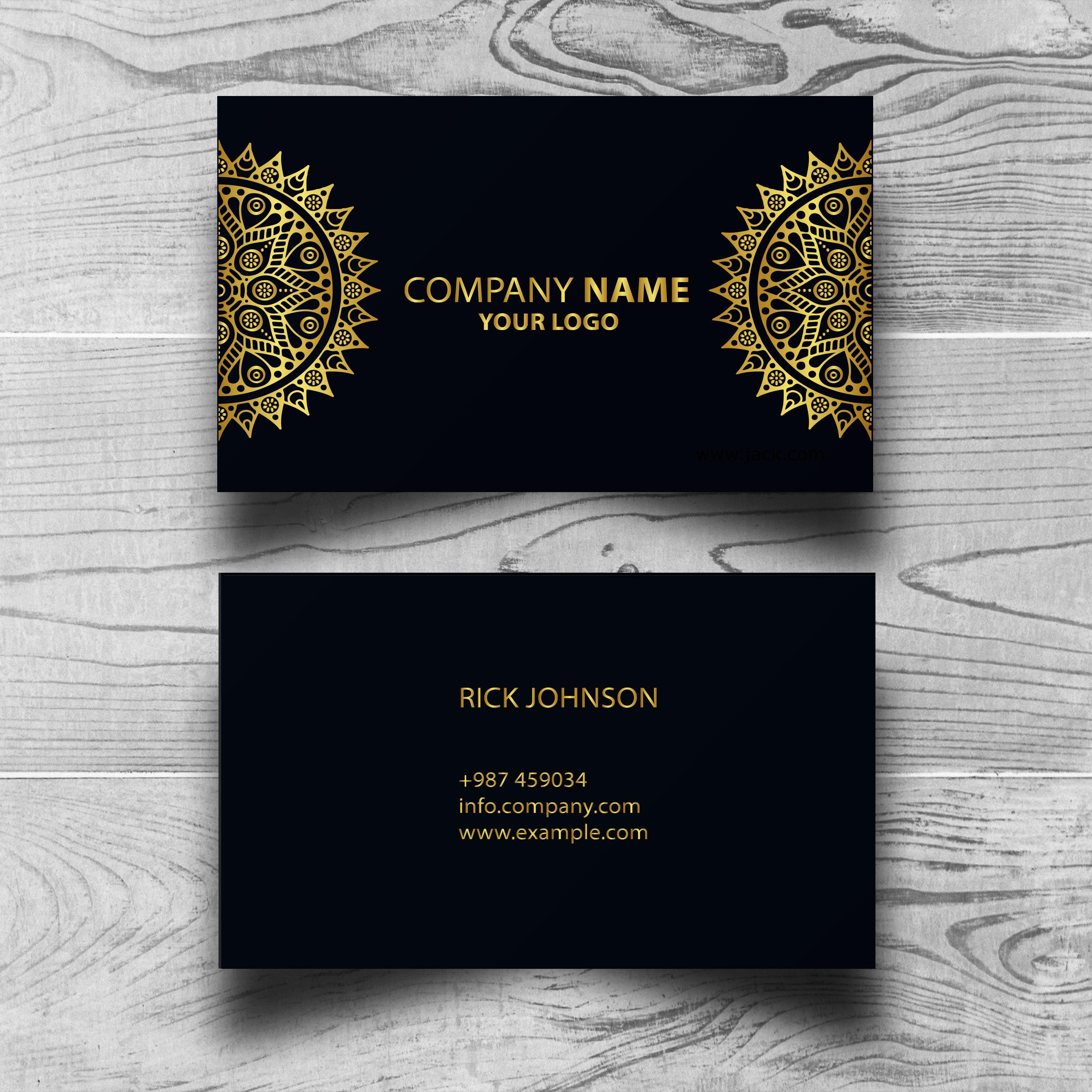 Design unique luxury business card for company,brand and many more