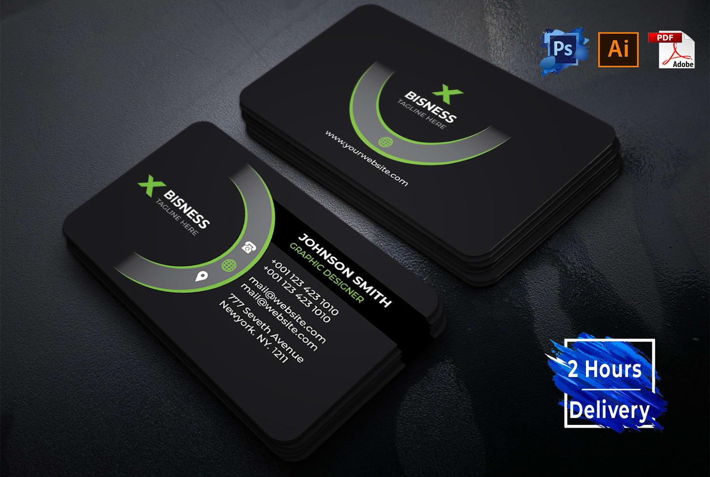 I will design professional business card within 2 hours