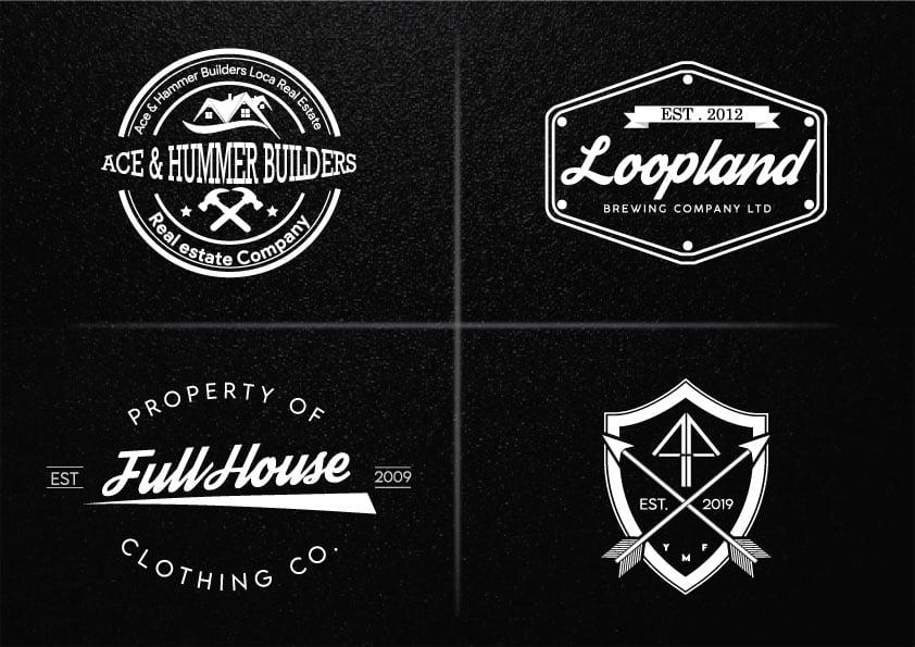 Design you Unique Modern Vintage Logo