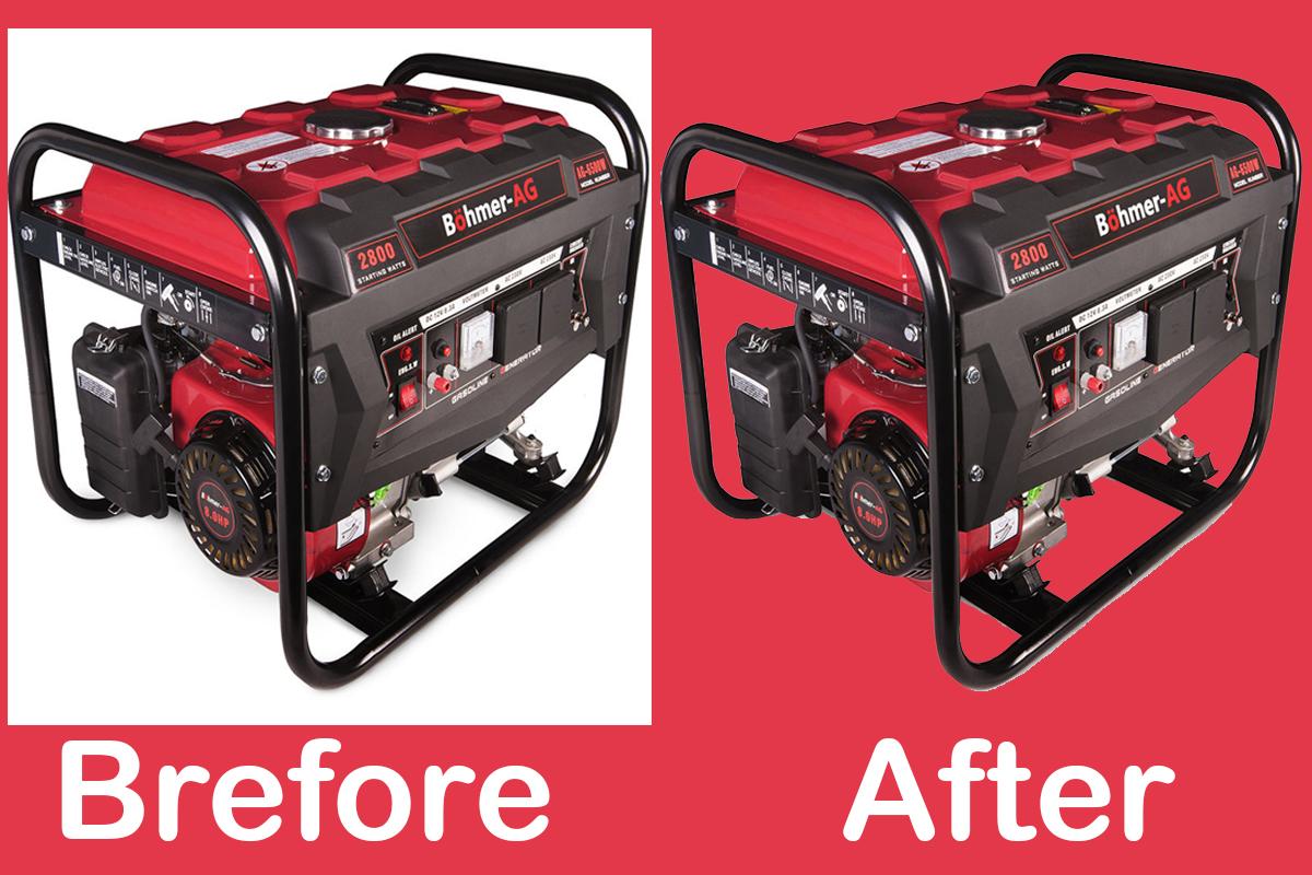 I will do image retouch and Background remove