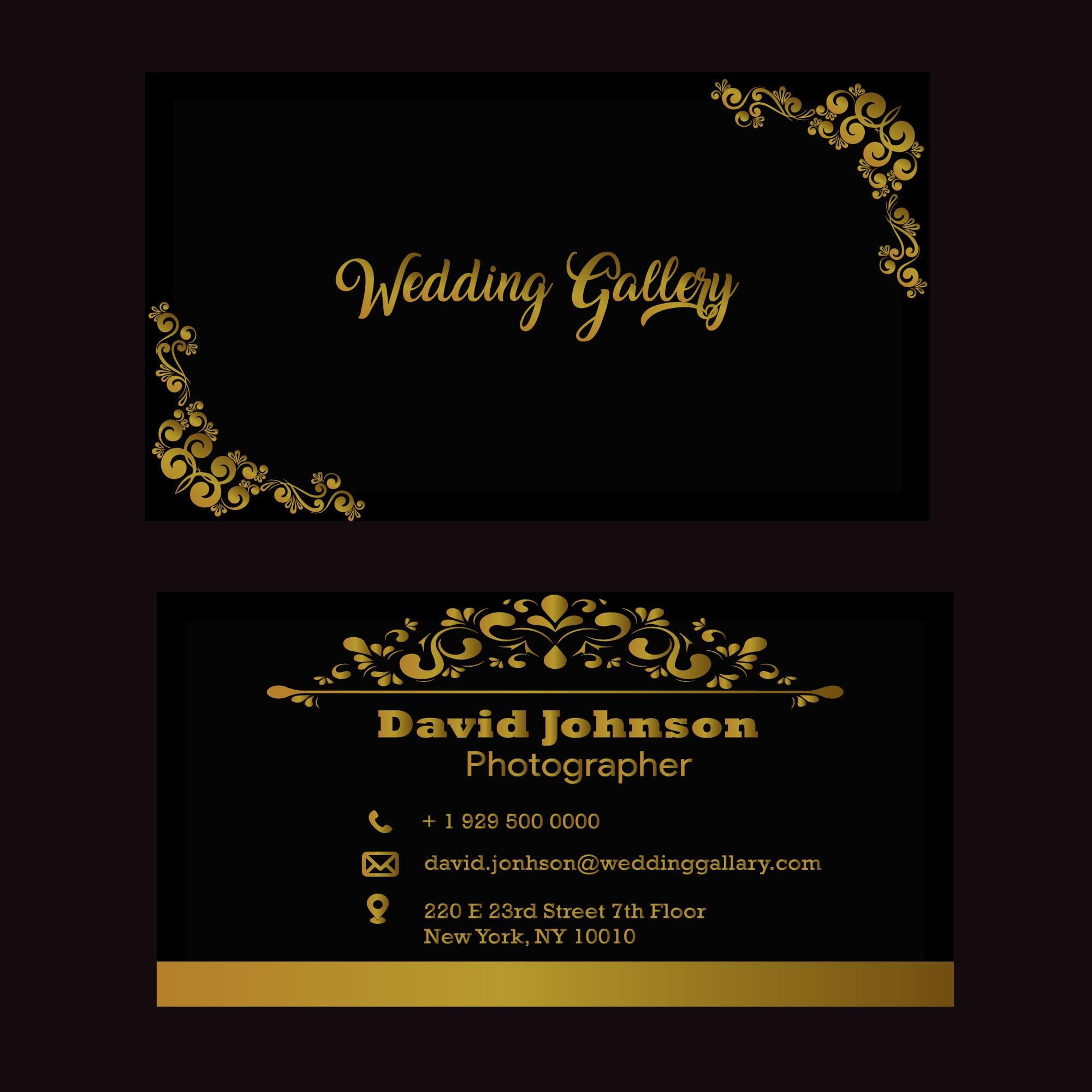 Luxury professional business card