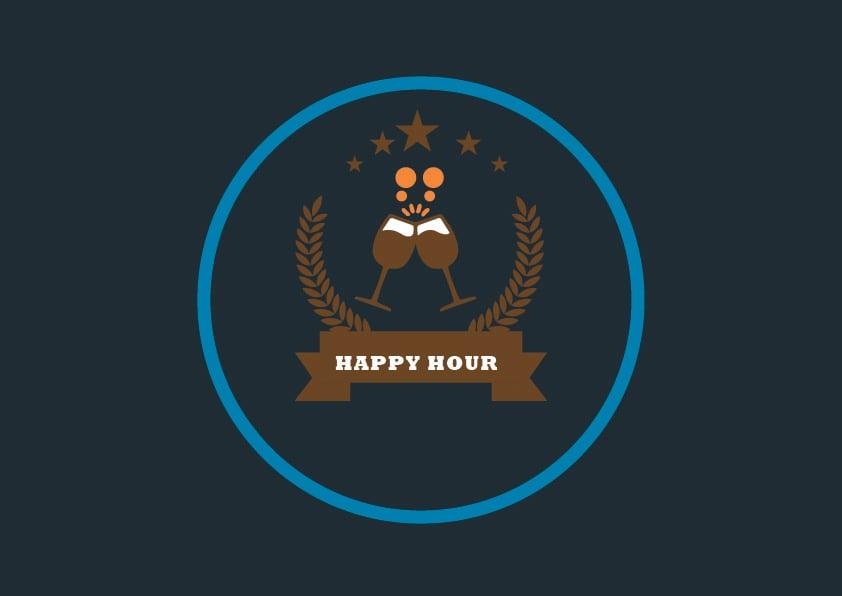 Creative, unique modern vintage logo