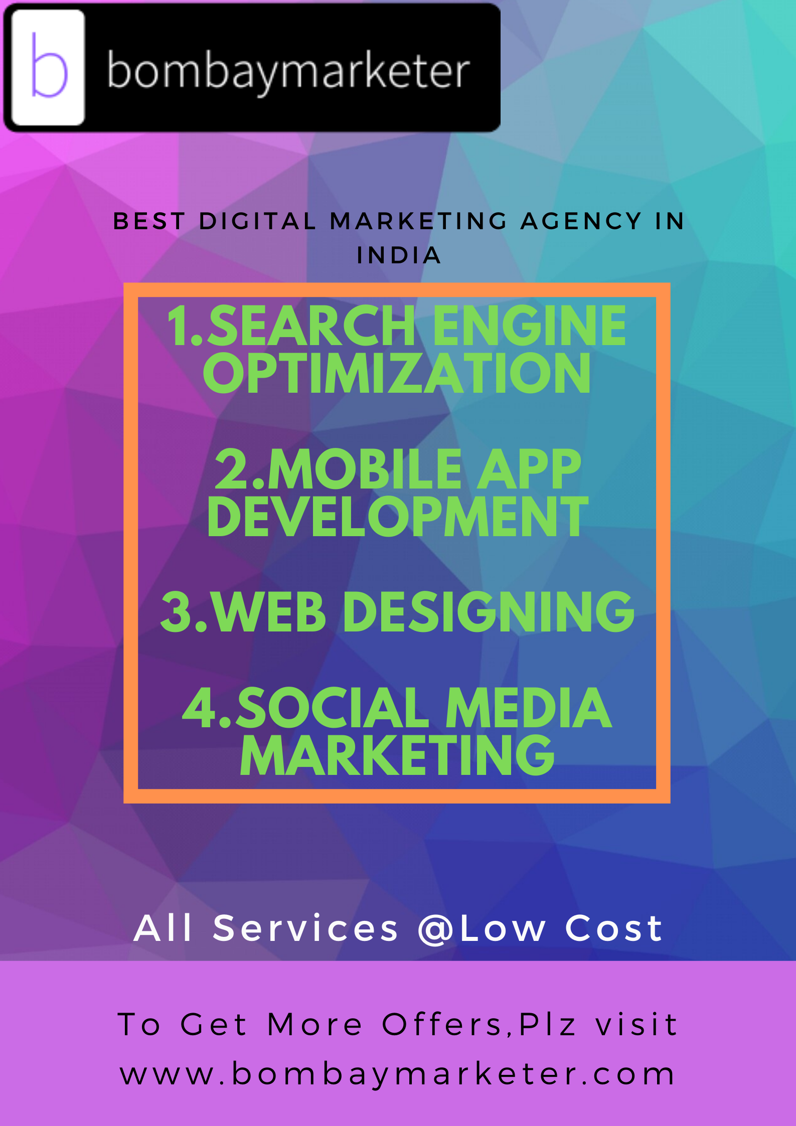 "Bombay Marketer" the best Digital Marketing Agency in India!
