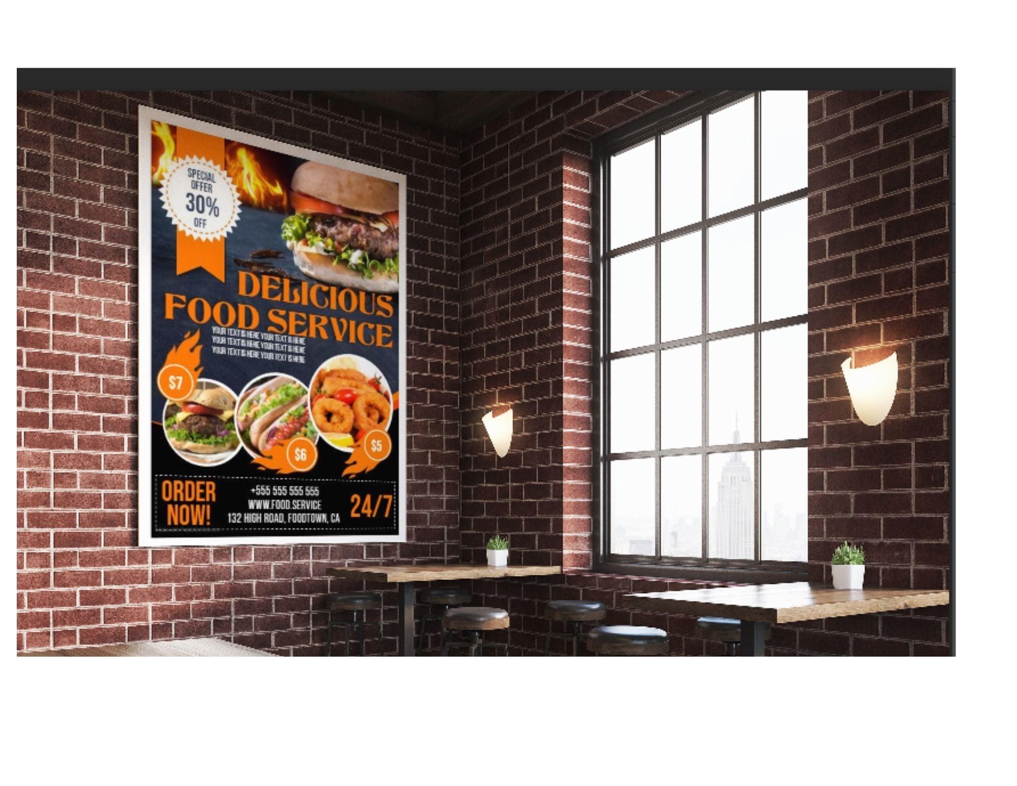 Creating professional Brochures, Posters, Flyers, infographics, menus, banners