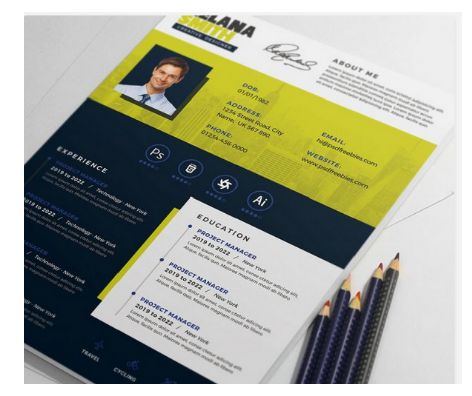 Creating a professional CV/RESUME design, postcards, Invitations, Greeting cards