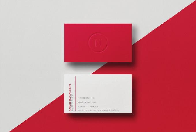I will design modern business card