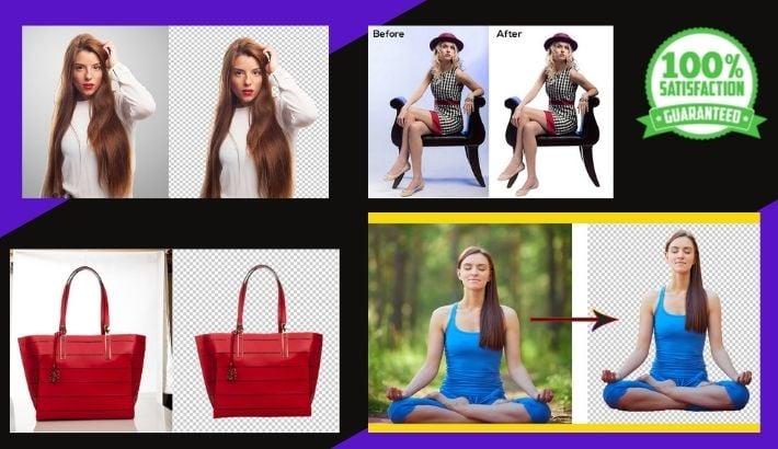 i will do professionally background removal white background and clipping 