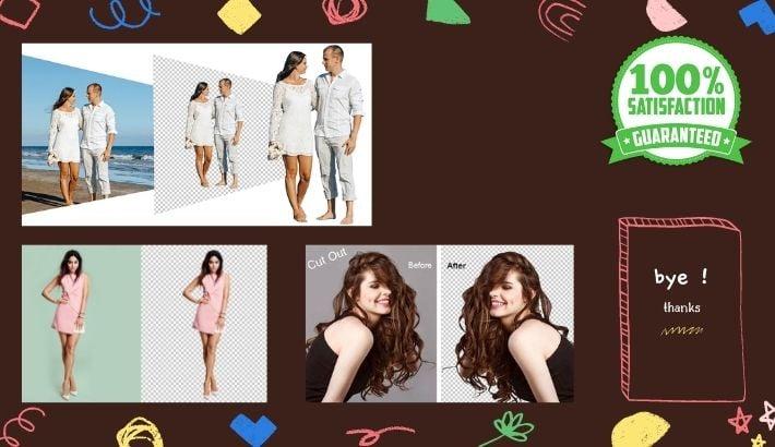 i will do professionally background removal white background and clipping 