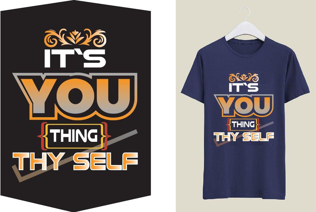 I will do custom T-shirt design for your business
