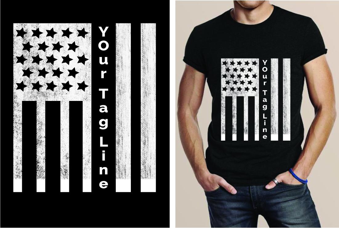 I will do custom T-shirt design for your business