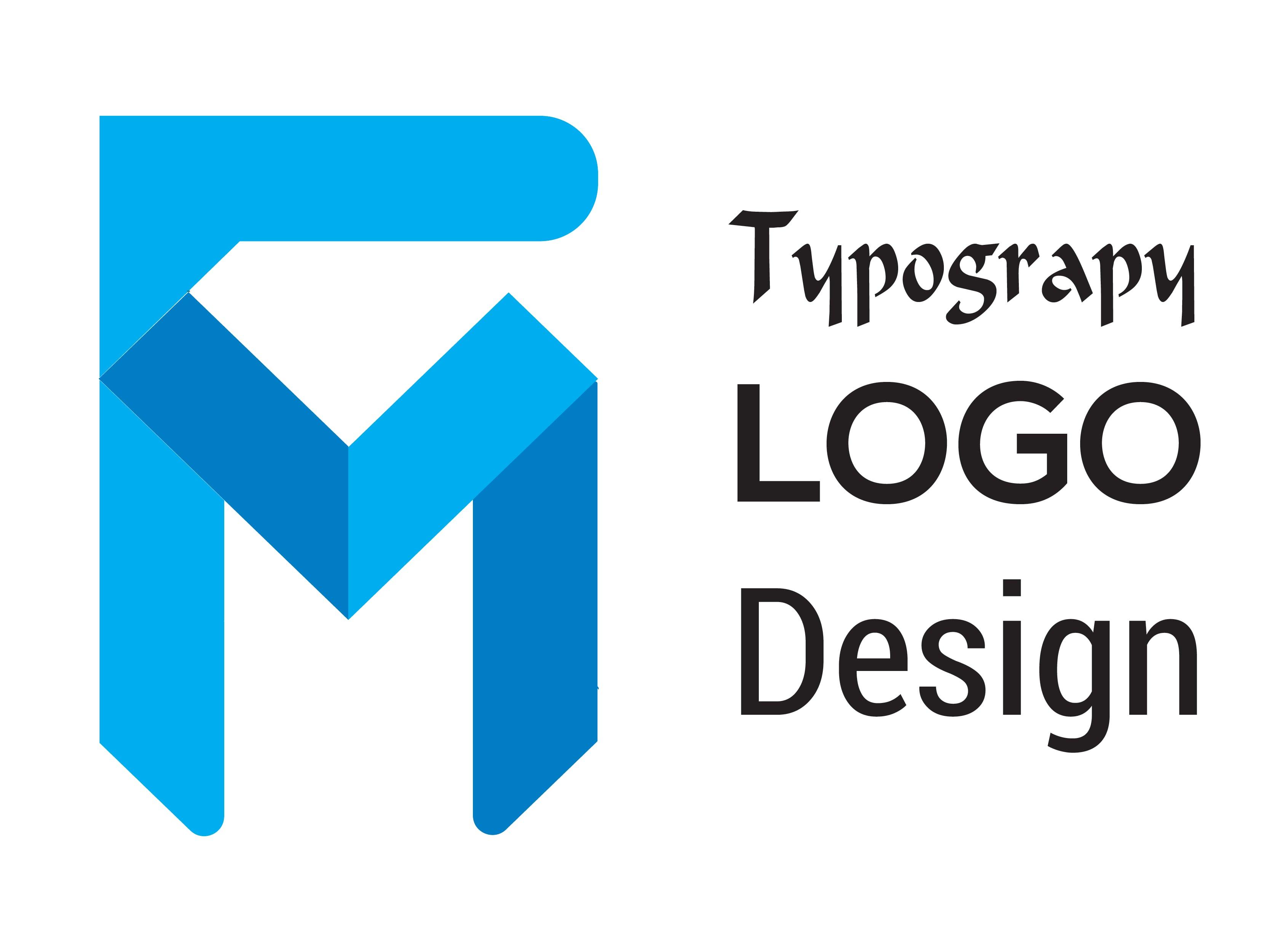 I will design typography logo for you business