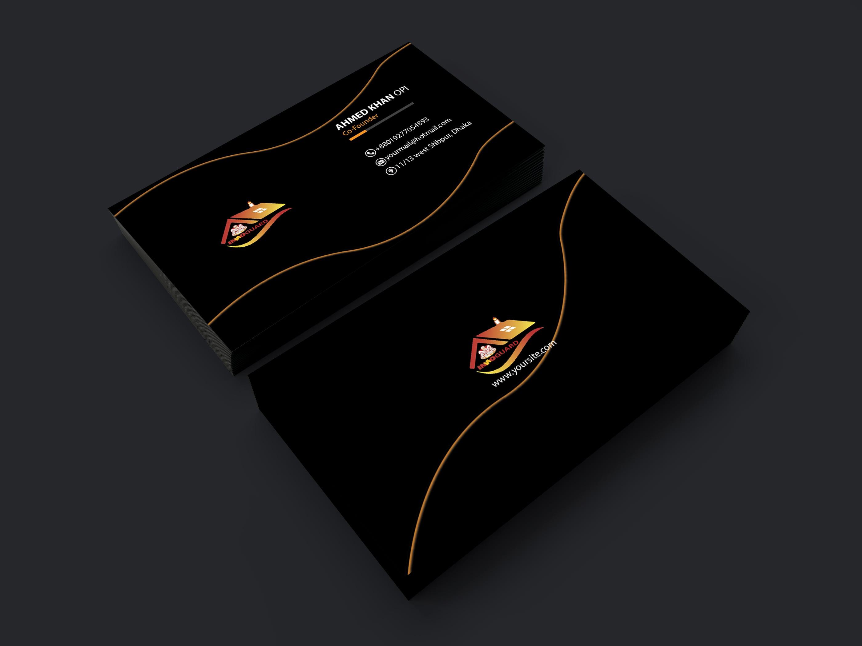 I will create luxury business card with premium design