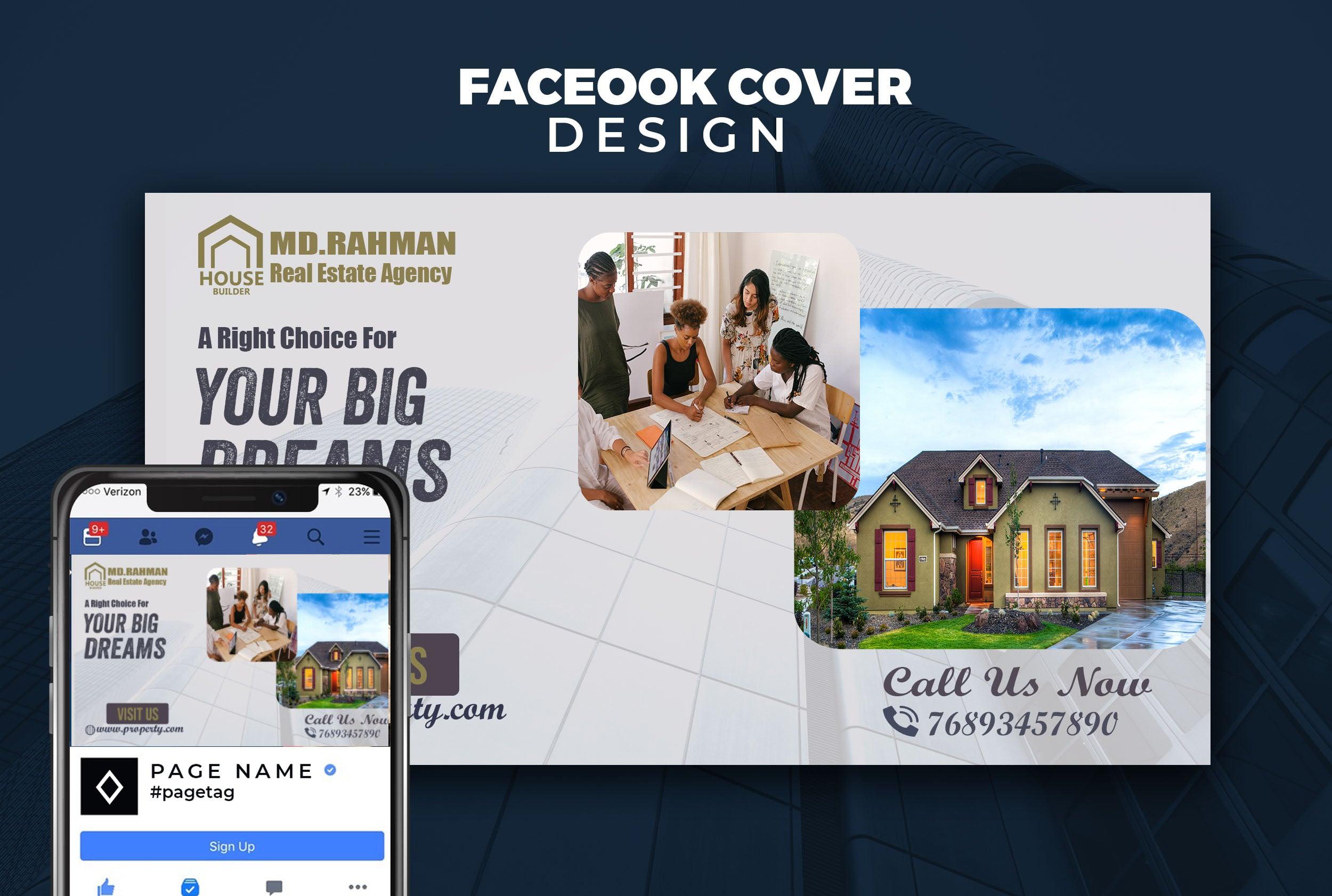 I will design a professional facebook cover 