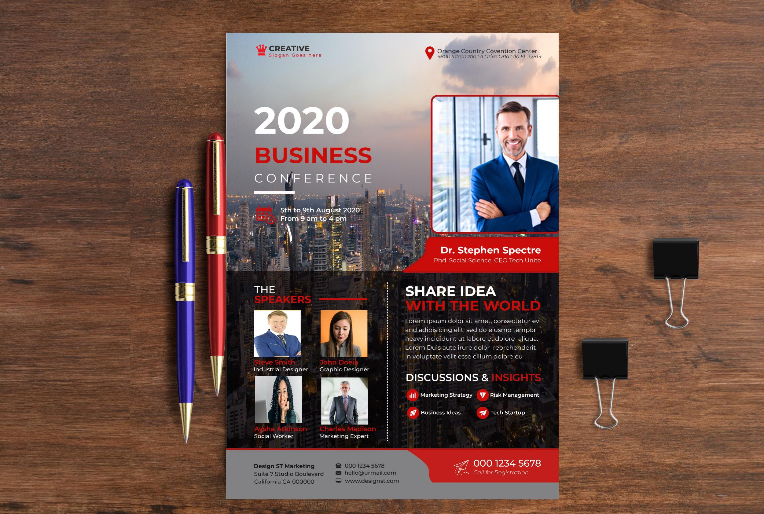 I will design eye catching flyer for your business or event