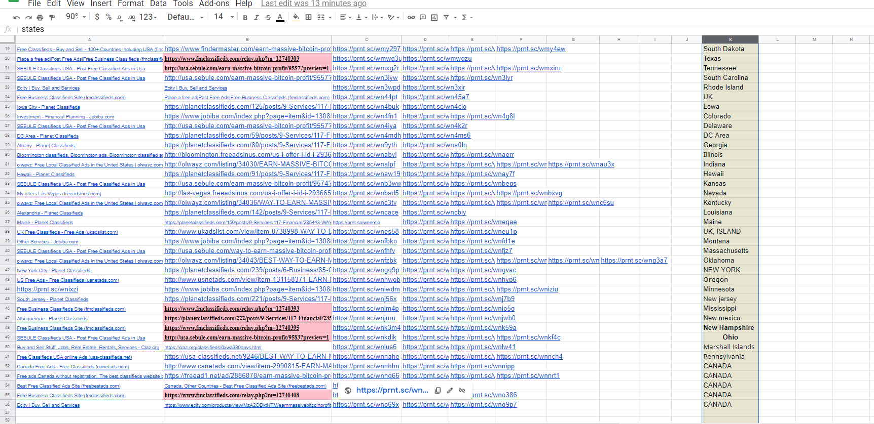 I will provide live guaranteed classified ad posting in USA sites