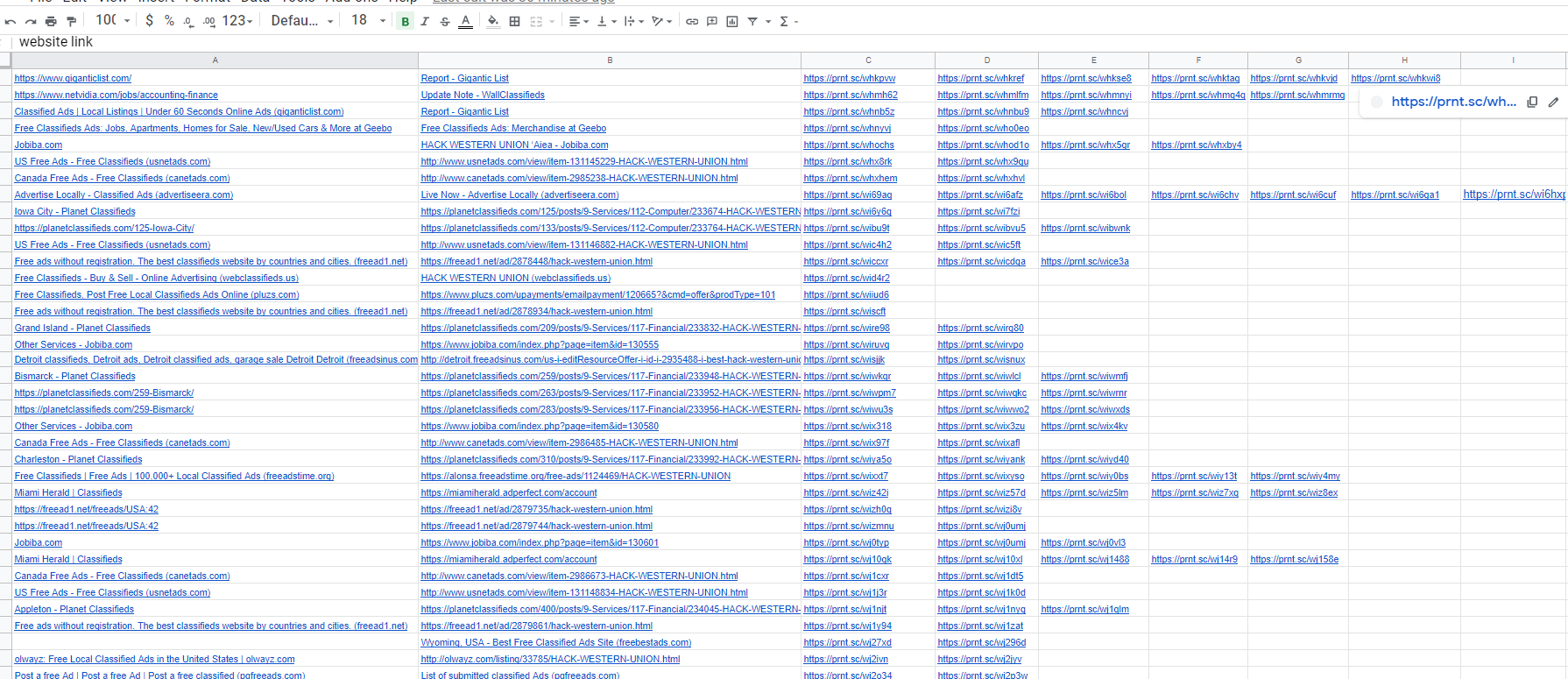 I will provide live guaranteed classified ad posting in USA sites