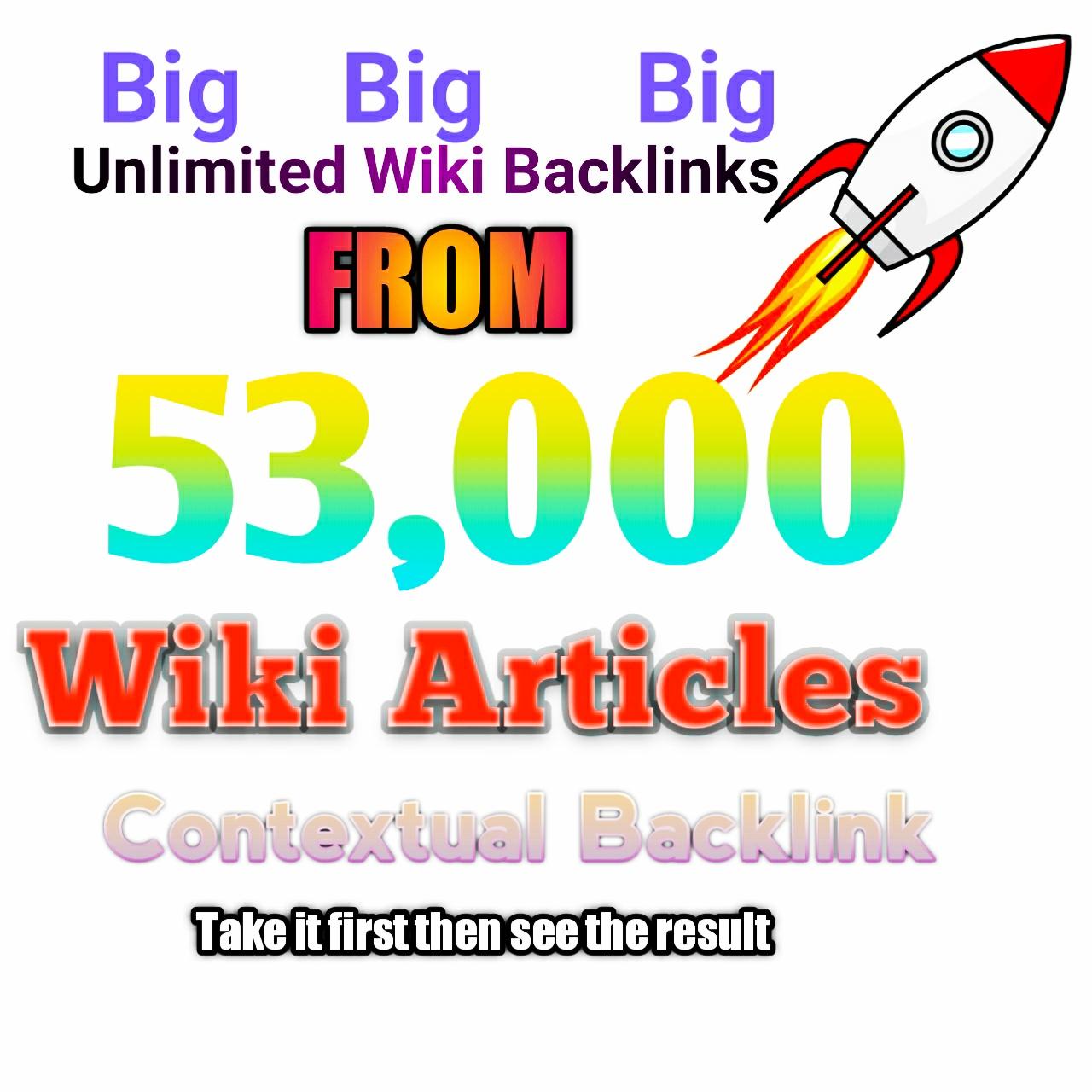Search ranking Unlimited Wiki Backlinks from 53,000 Wiki Articles Rank your site