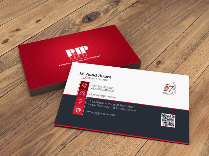 I will create unique business card 