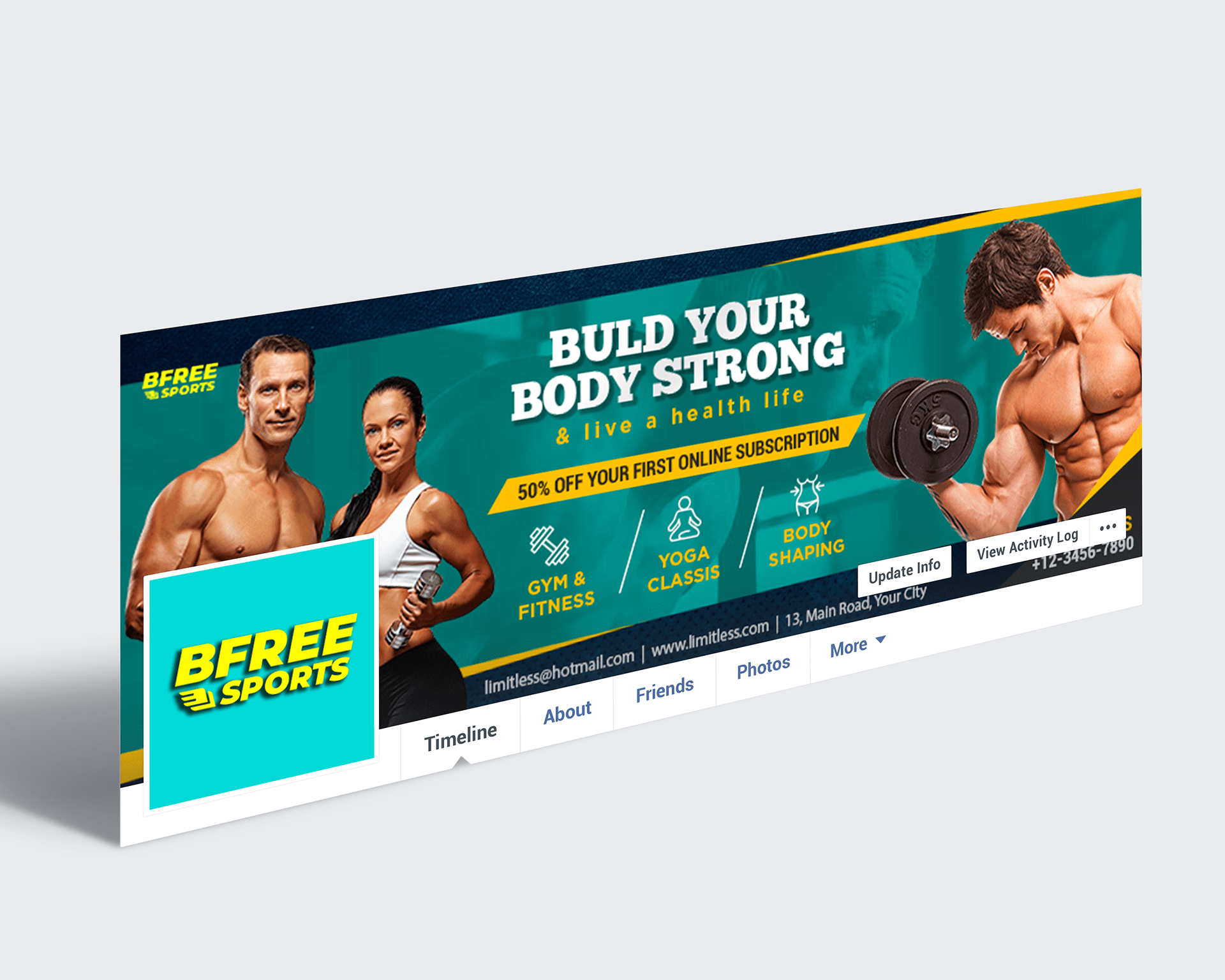 I will create attractive banner & fb cover design 