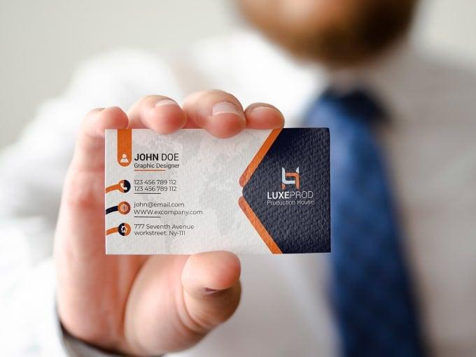 I will create unique business card 