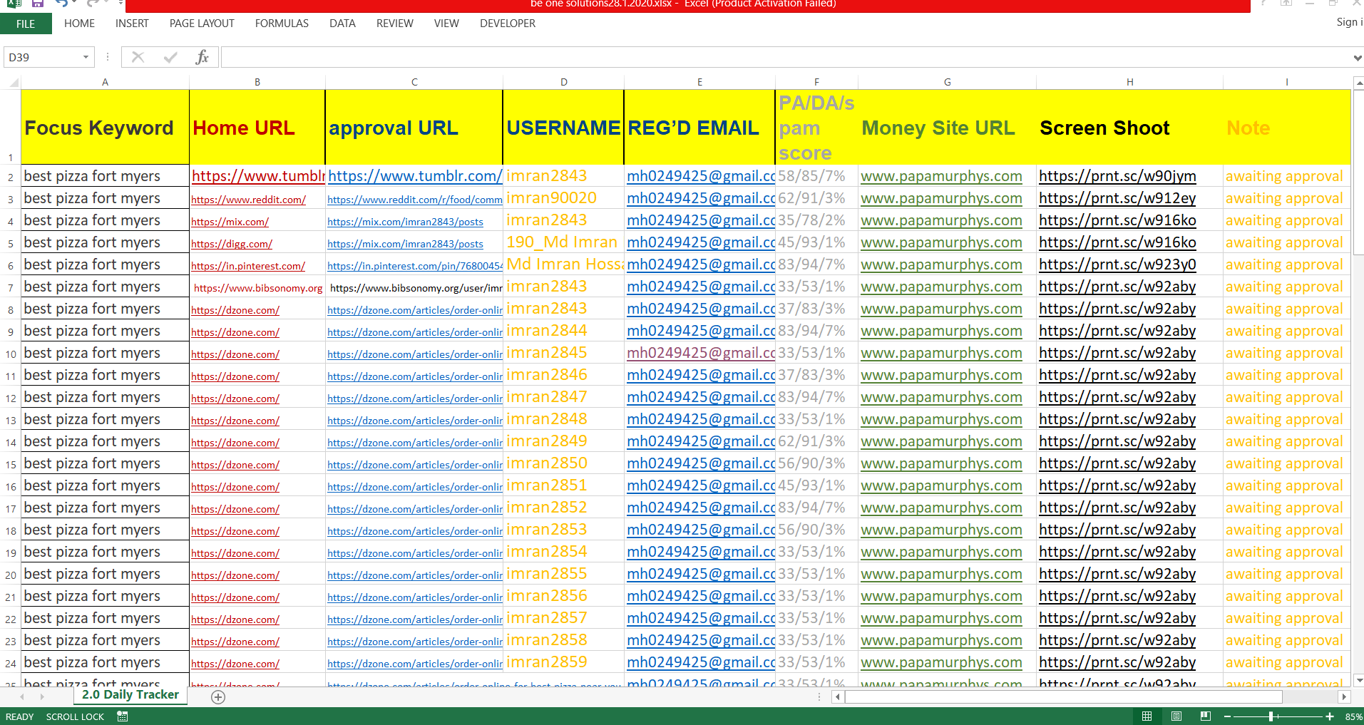  I will build 40 high quality dofollow SEO backlinks link building google top ranking