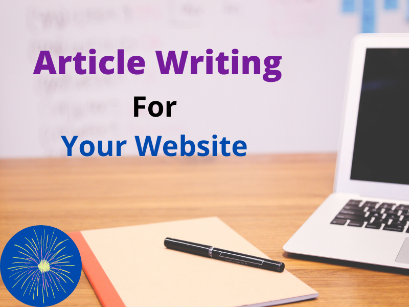 I will write articles for your websites .