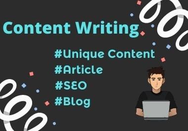 I will write creative SEO content, Blog posts & Articles