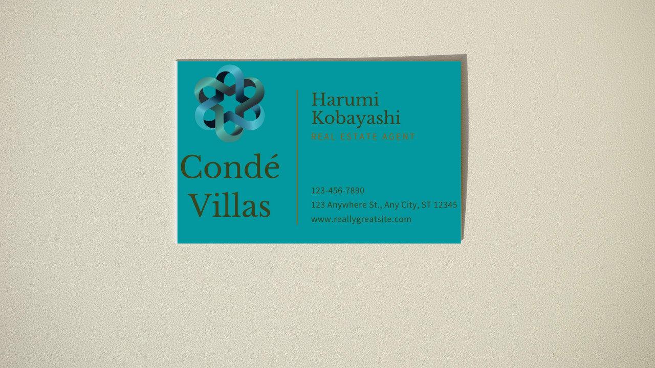 I will create a professional business card for your business
