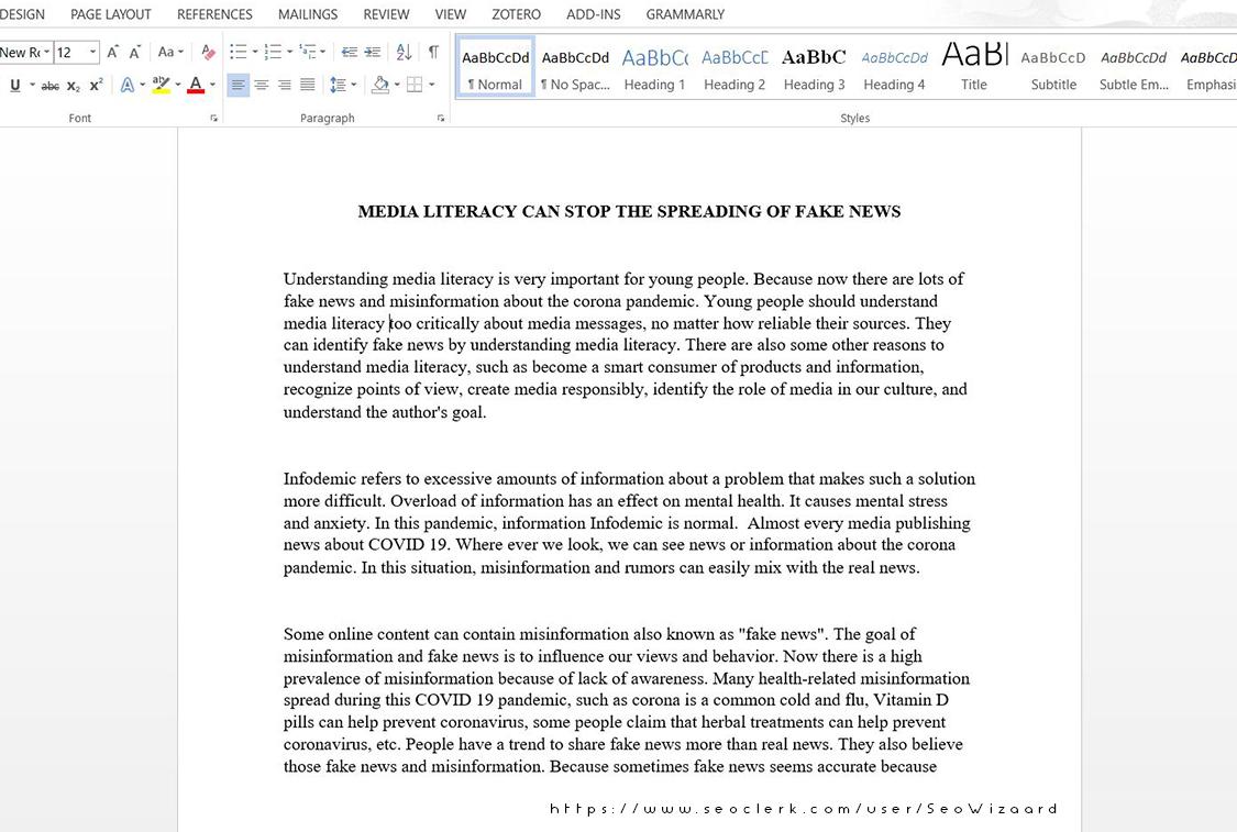 I will write a perfect blog post