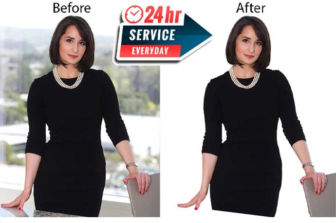 I will do 2 background remove very professionally. 